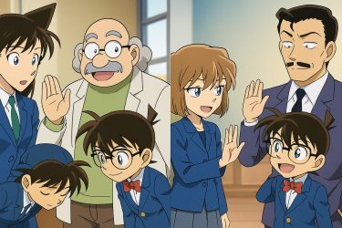 コナンと仲間たちの交流