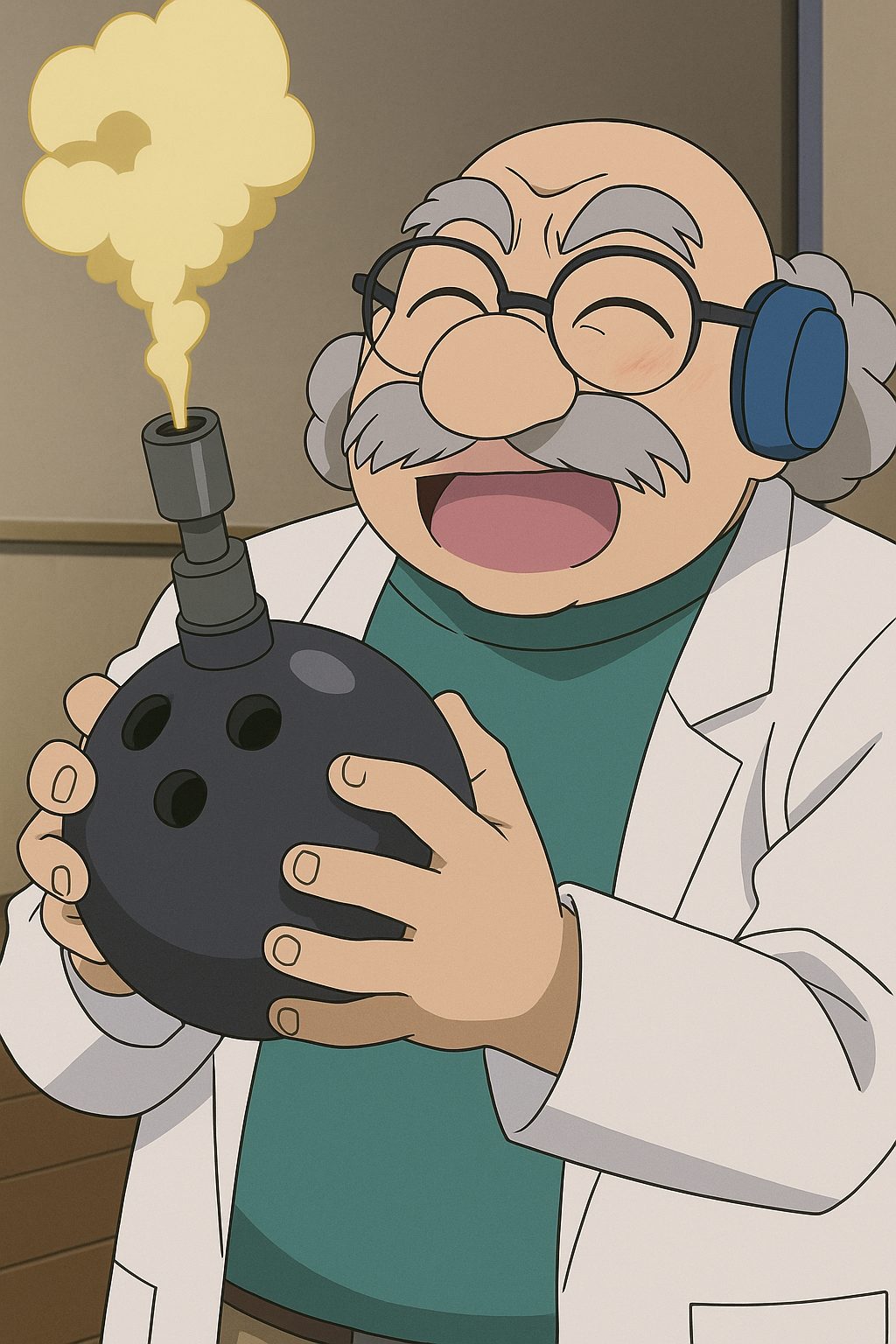 おじいさんと煙のボウリングボール