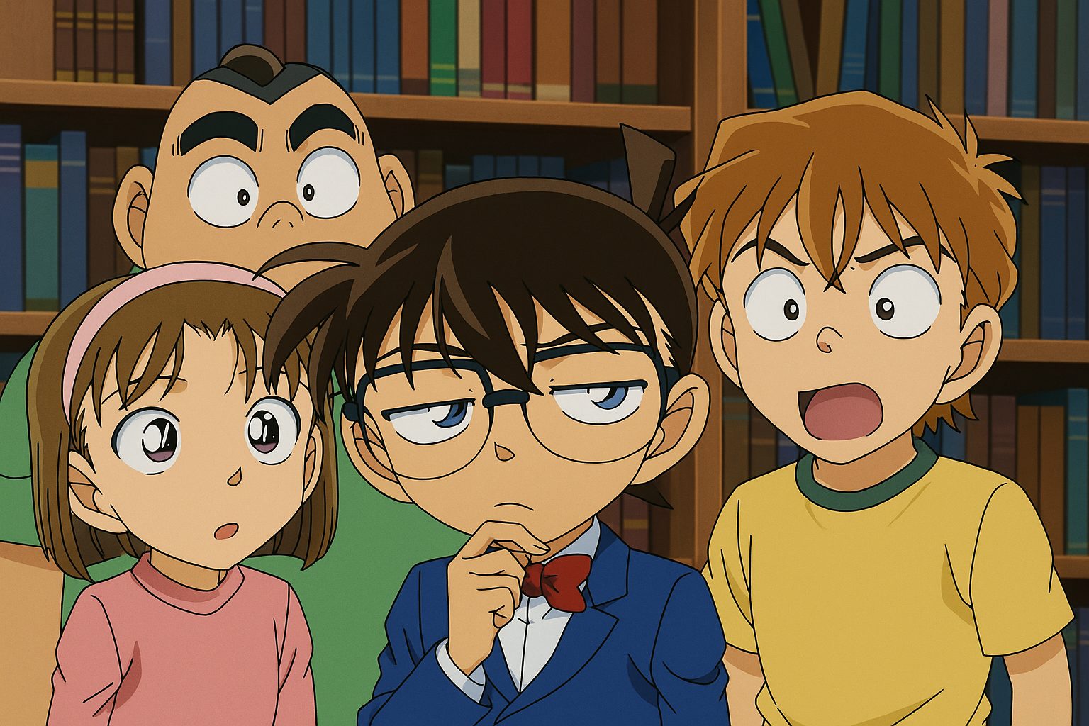 少年探偵団は本当に天才? 名探偵コナンキャラIQをデータで比較 9 図書館での探偵団