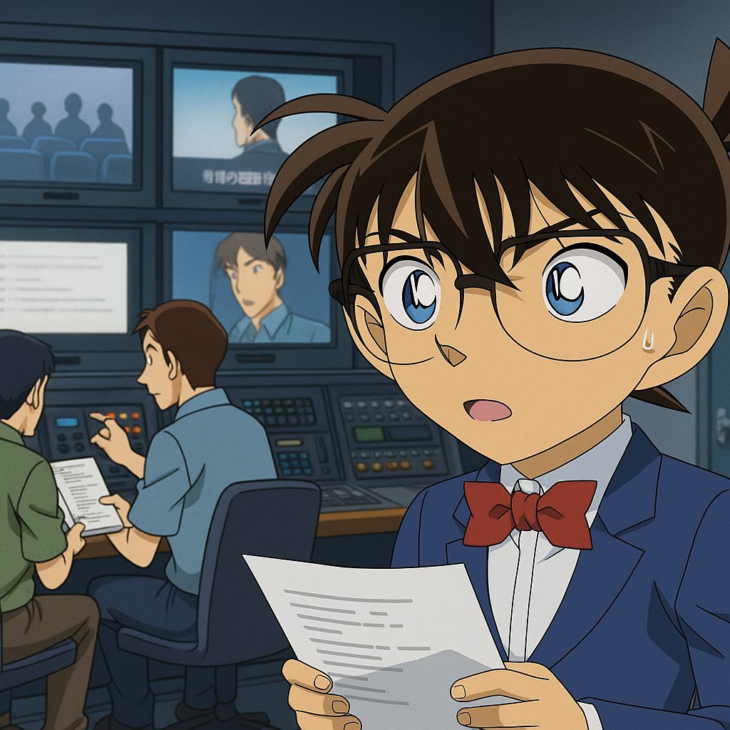 知らないうちに変わってた? 名探偵コナン“声優交代”キャラ完全まとめ 7 コナンと放送技術者のコントロールルーム