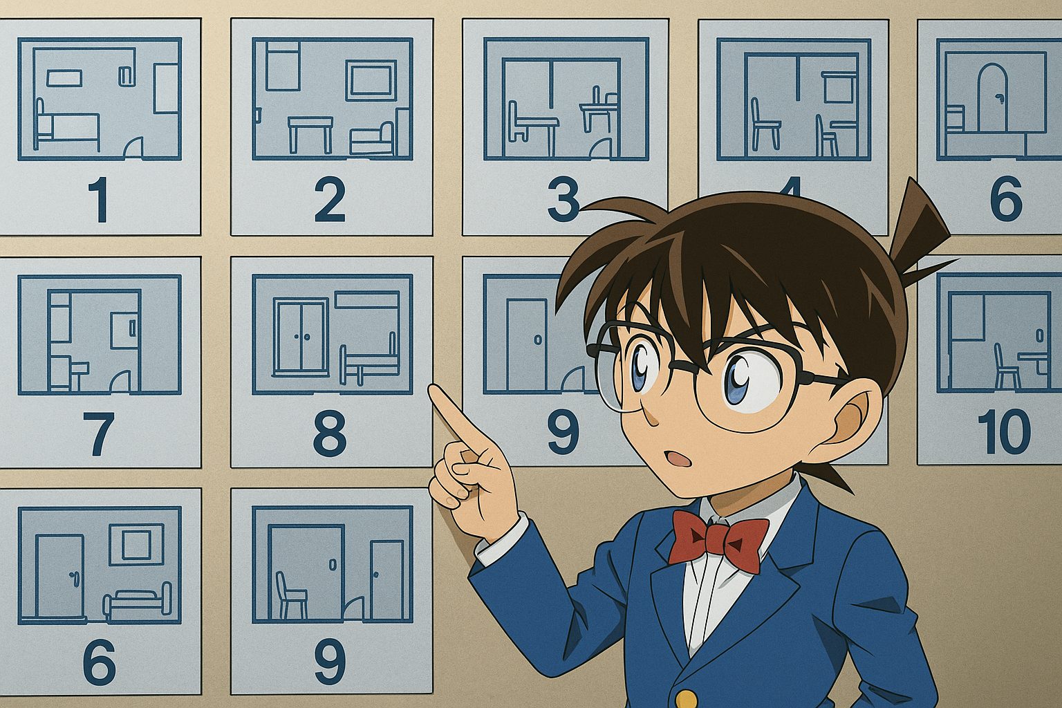 コナンの推理図面解析