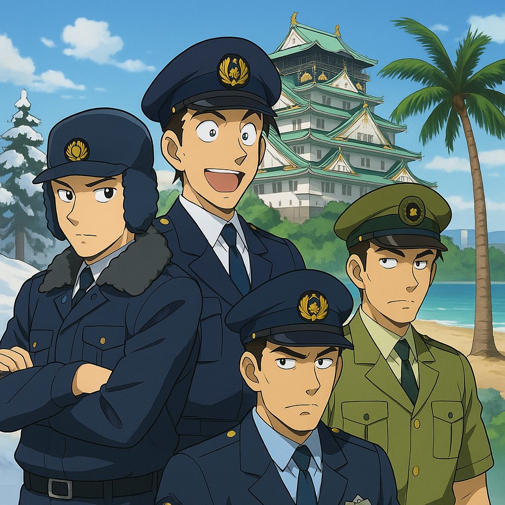 日本の警察官たち