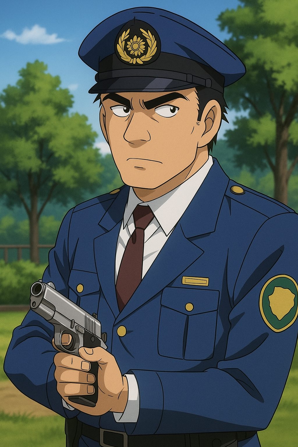 公園の警察官