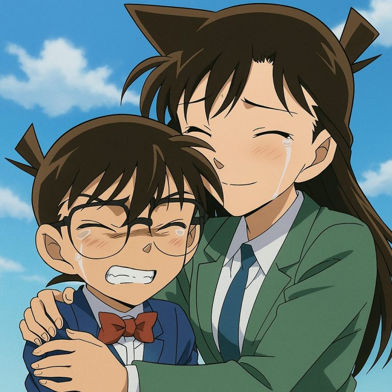 シンイチとランの優しい抱擁