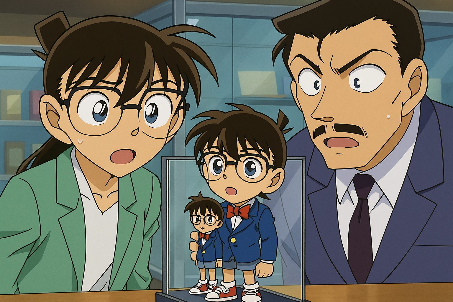 コナンのフィギュアを発見