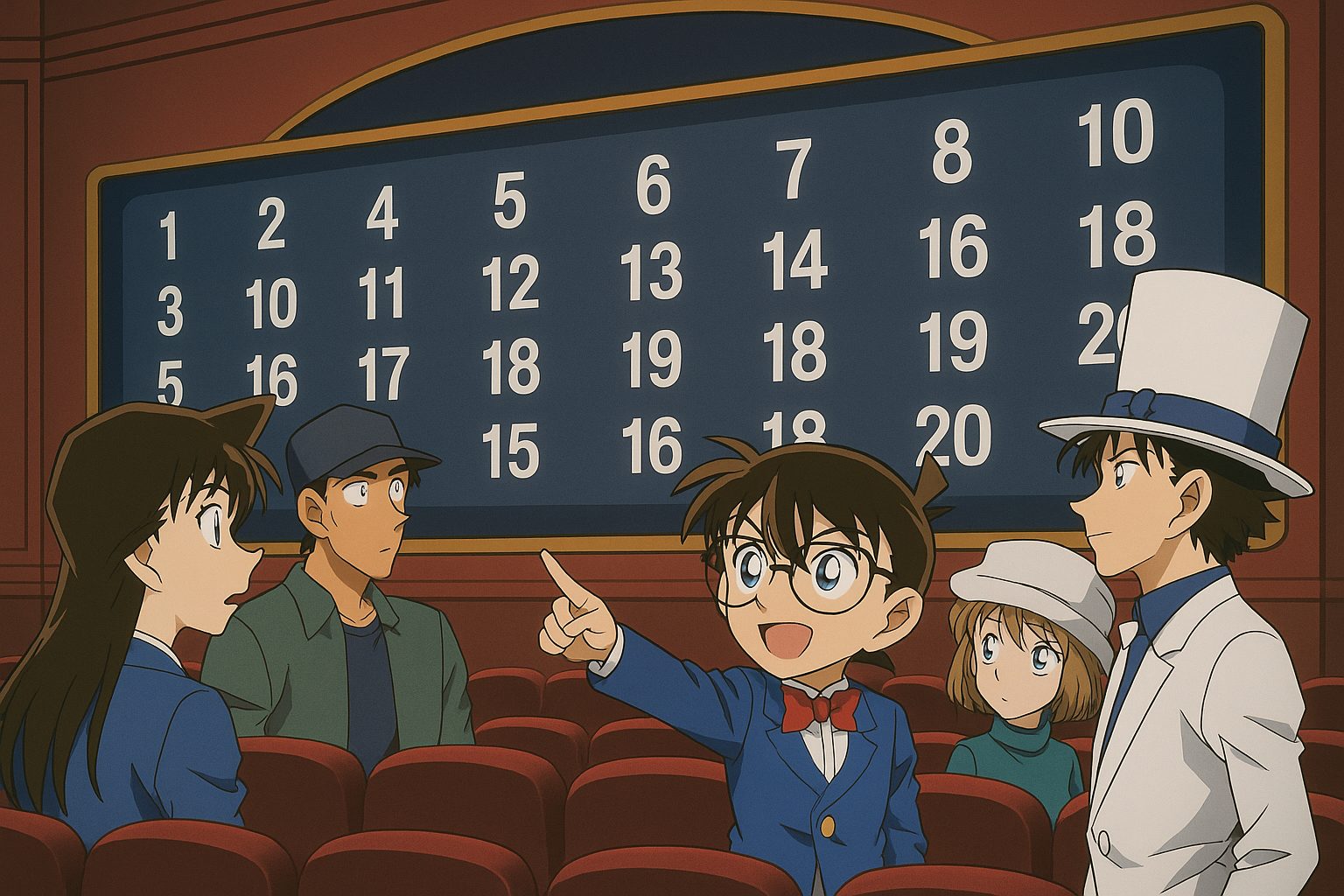 映画館での謎のリスト