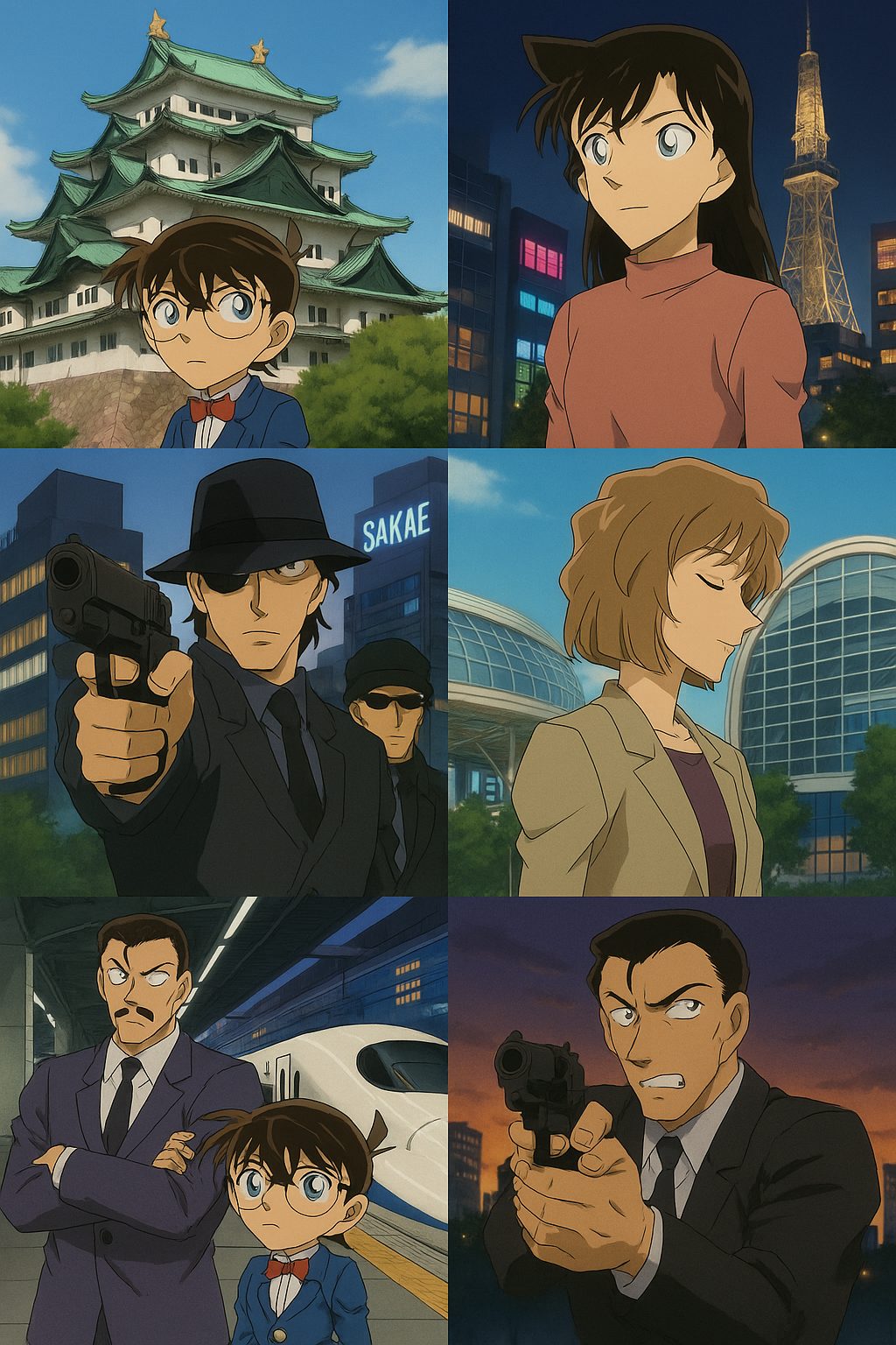 名古屋の街とコナンの冒険