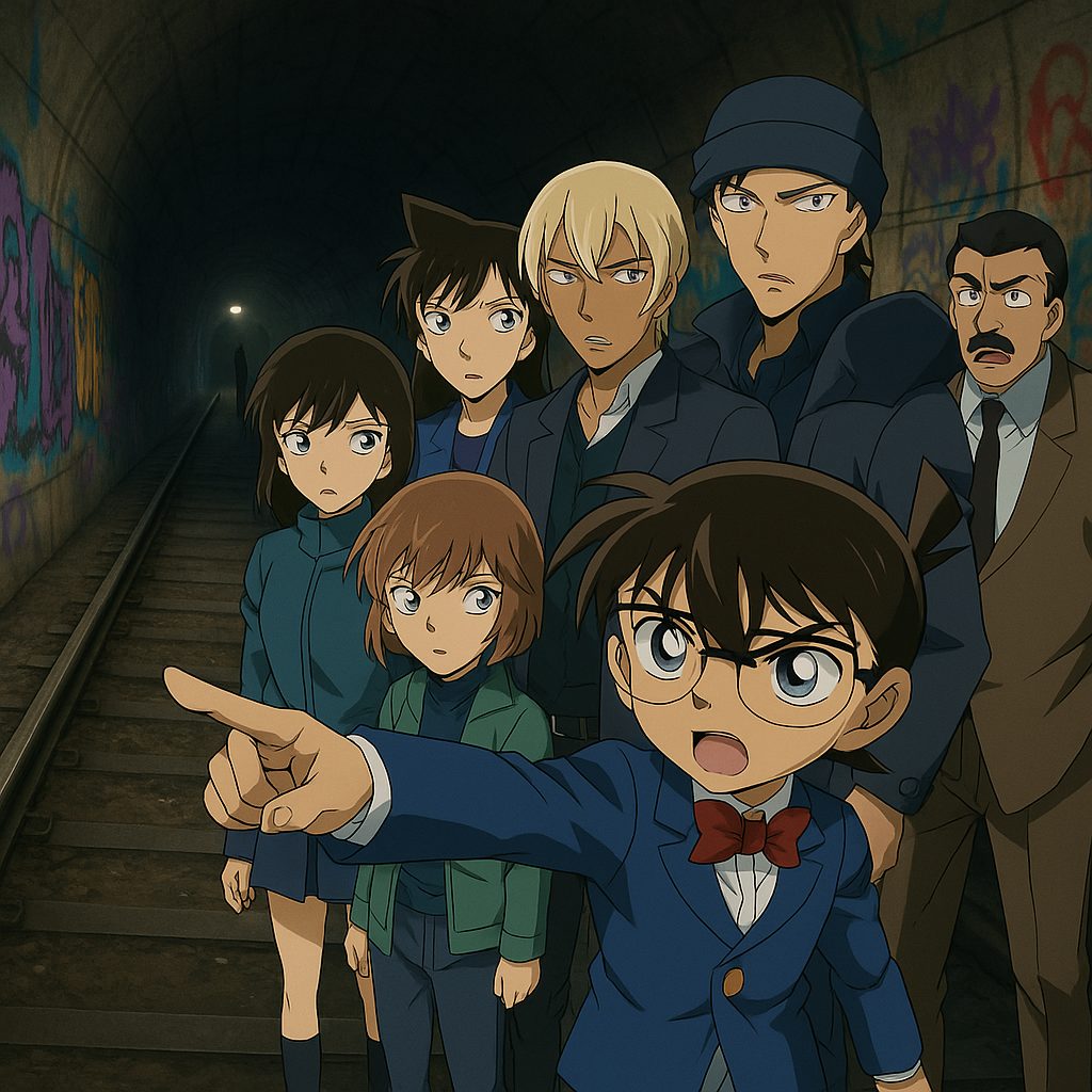 名探偵コナン 怪奇ホラー回ベスト10:真夏の夜に観たい背筋が凍る恐怖事件まとめ【完全版】 14 地下道の暗闇と謎の影