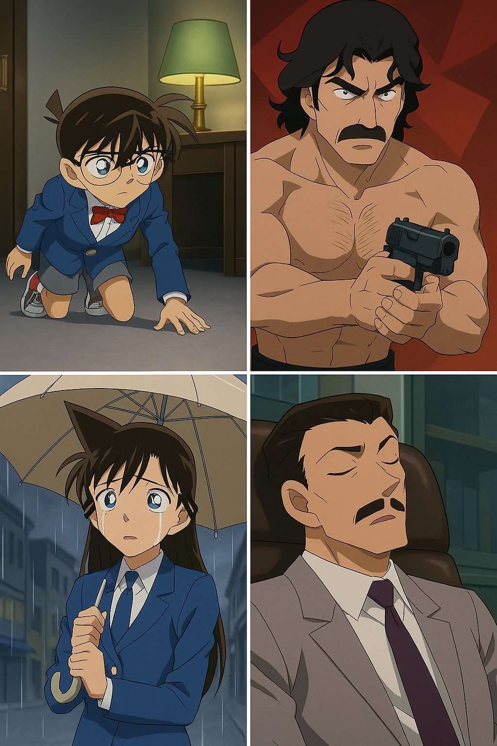 アニメスタイルのキャラクターたち