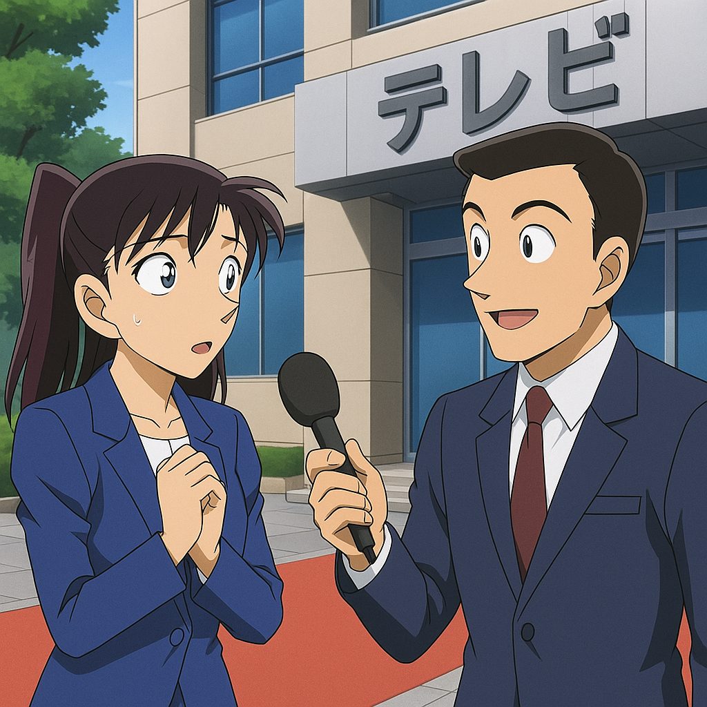 インタビューの瞬間
