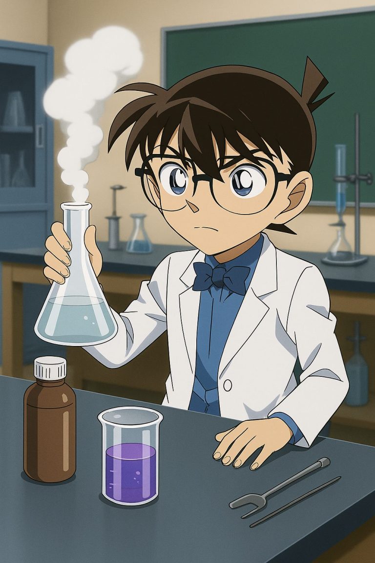 科学実験の若き天才