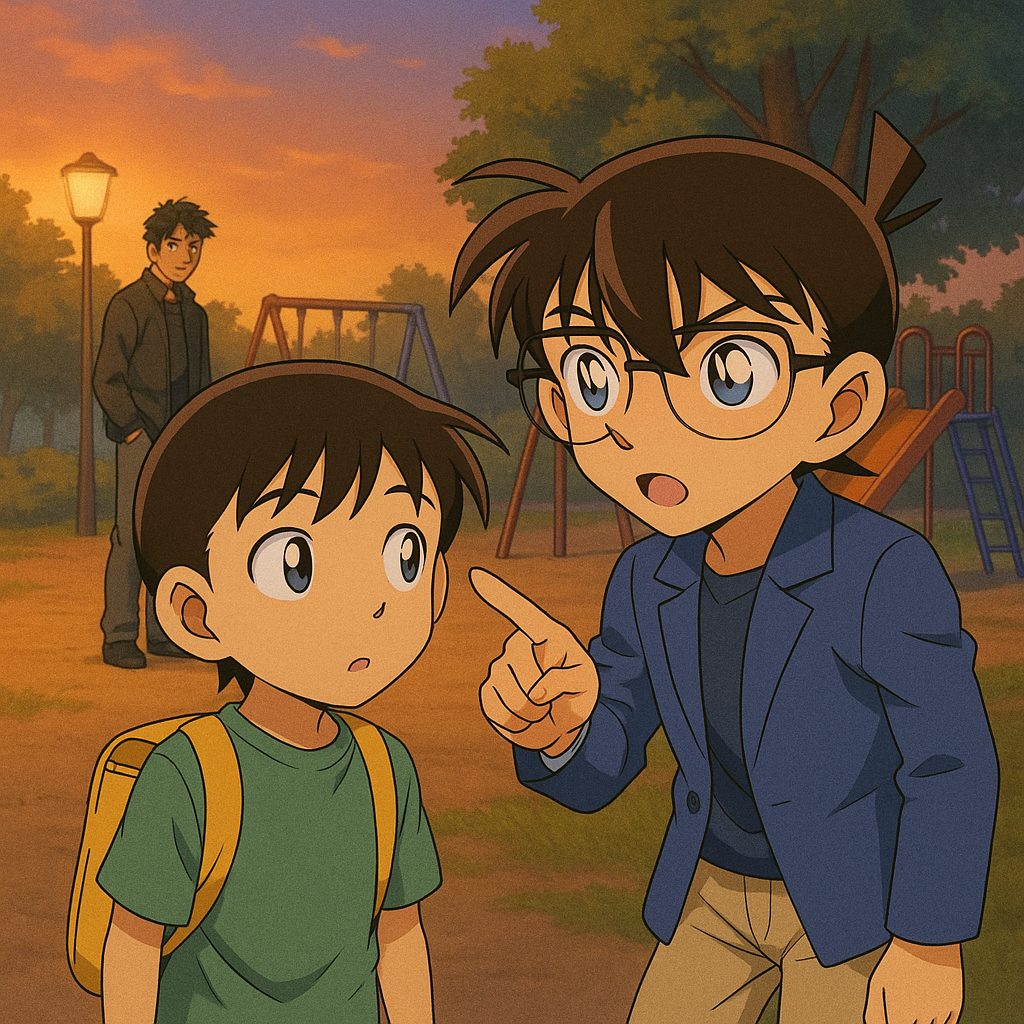 一度も顔を見せない? 名探偵コナン“幻の兄弟姉妹”キャラ徹底探訪 15 夕暮れの公園での推理