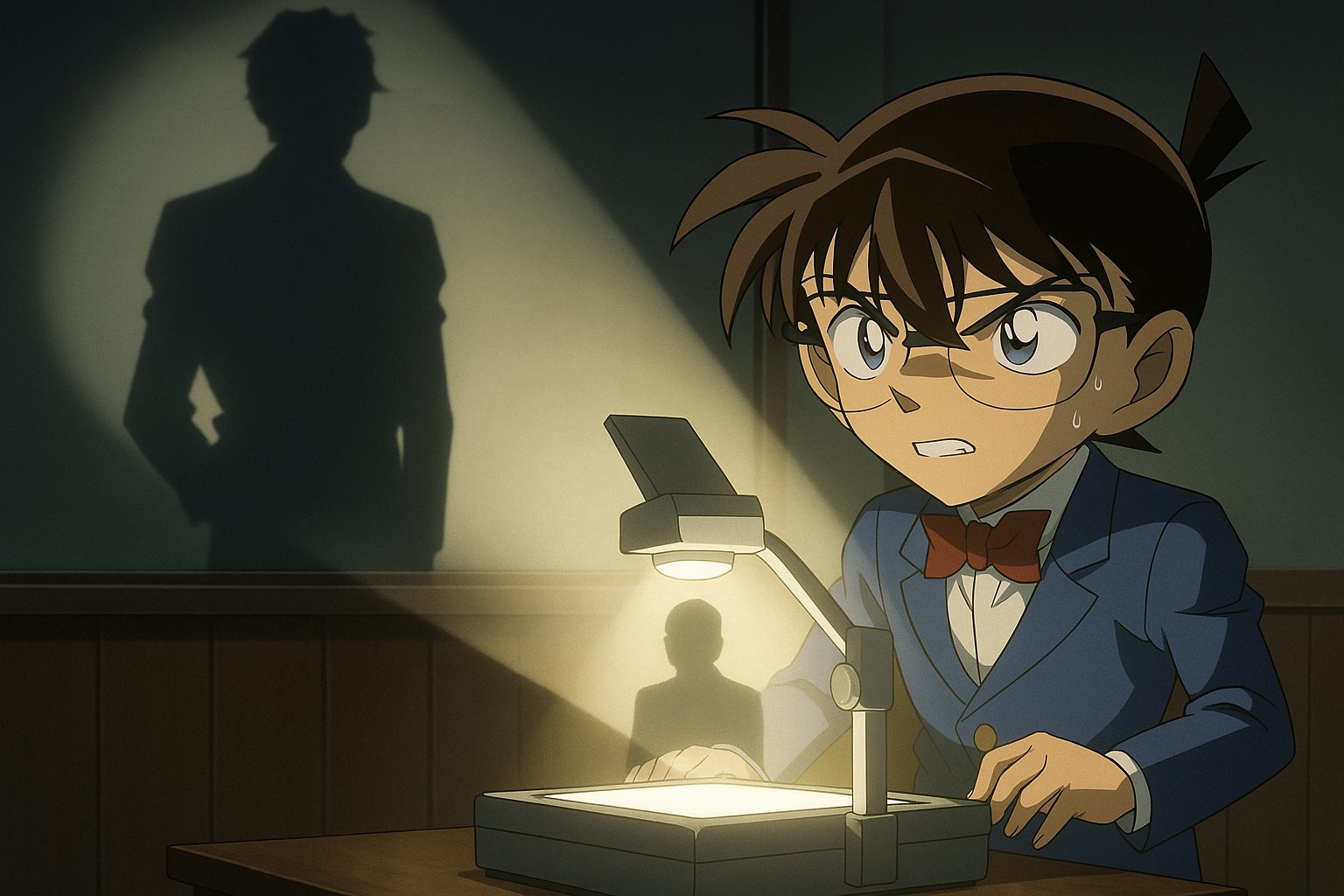 謎の影を追うコナン