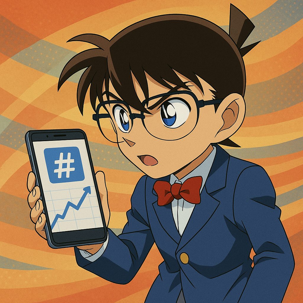 スマホと統計に集中するコナン