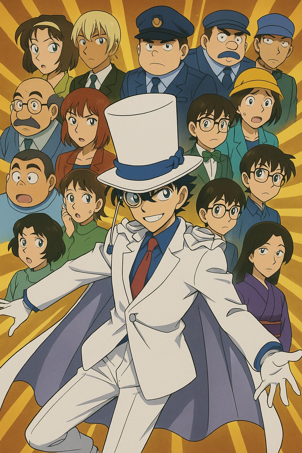 怪盗キッドとキャラクターたち