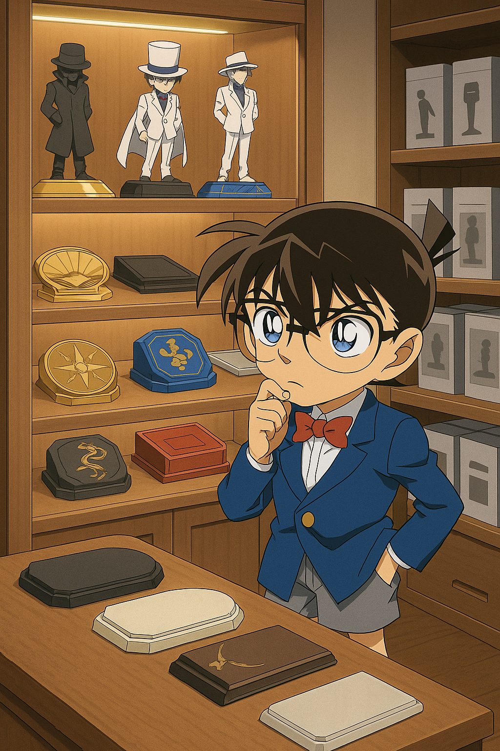 コナンのフィギュア鑑賞