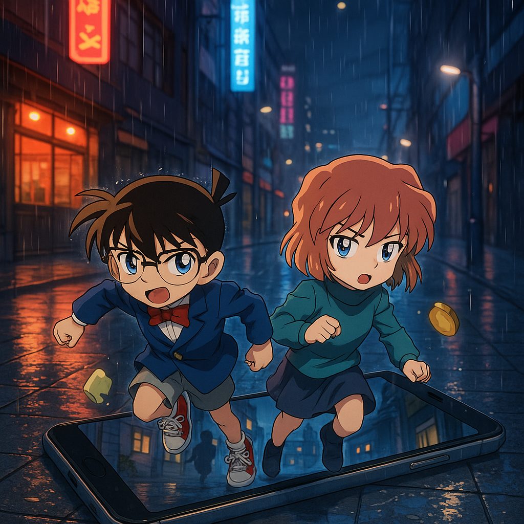 スマホから飛び出す探偵たち